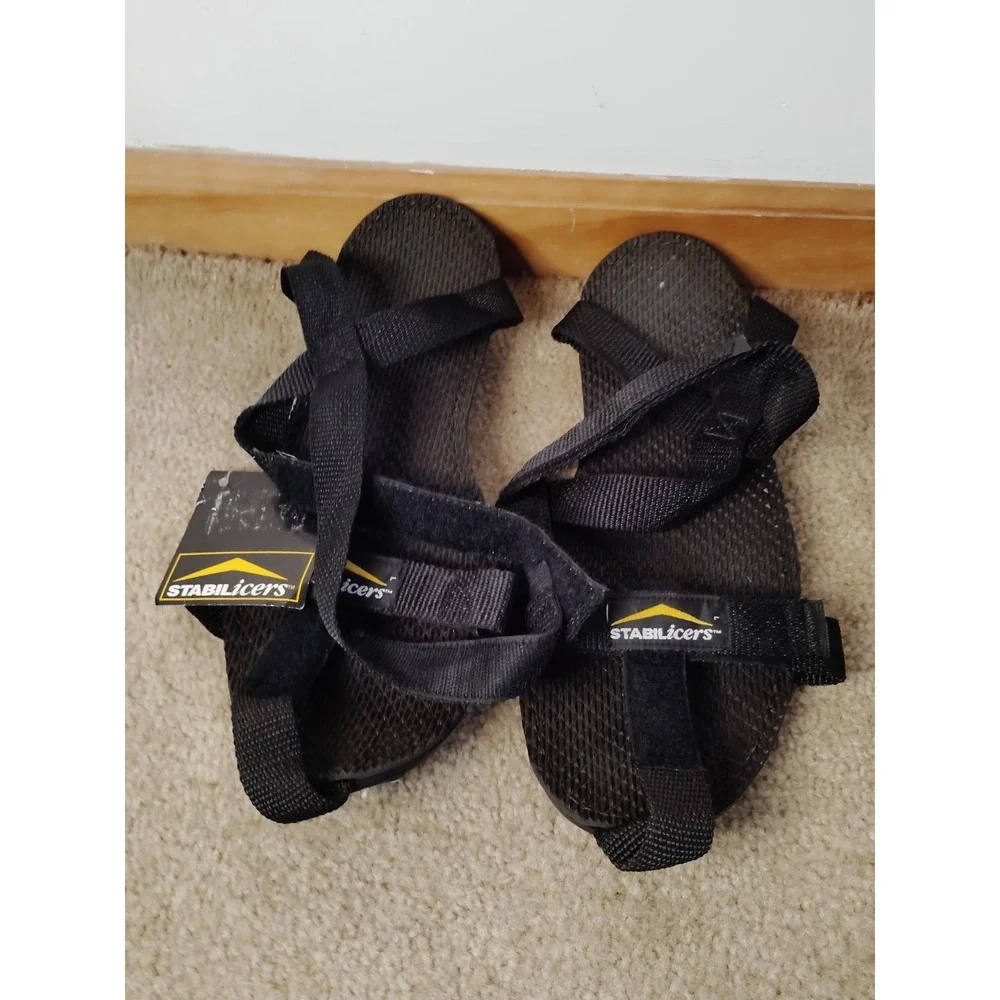 NWT-STABILicers Traction Cleats Overshoes XL Black Ice Hiking Snow Grip Spikes